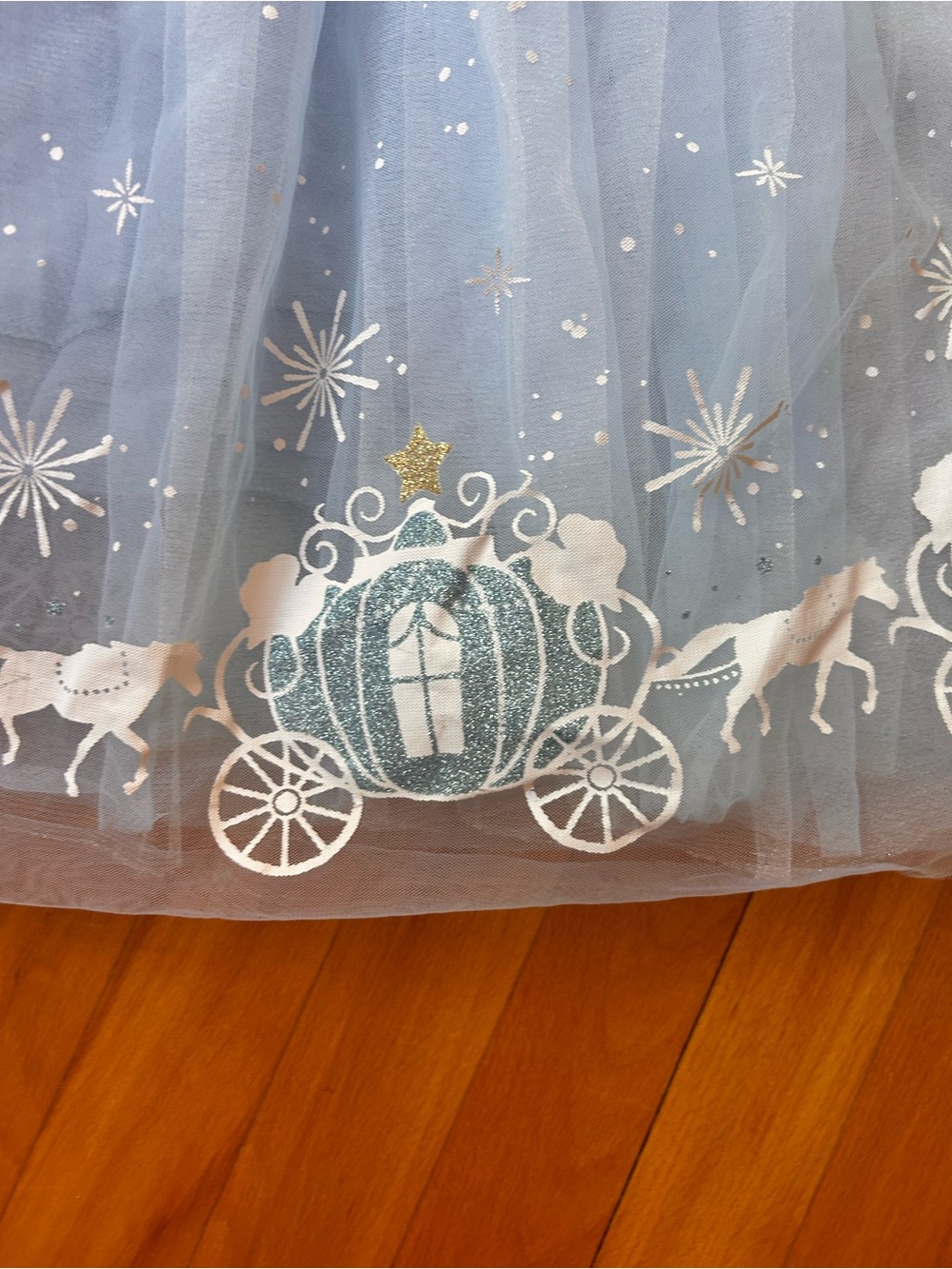 Disney Light Blue Cinderella  Princess Carriage Dress Costume - Picture 2 of 3
